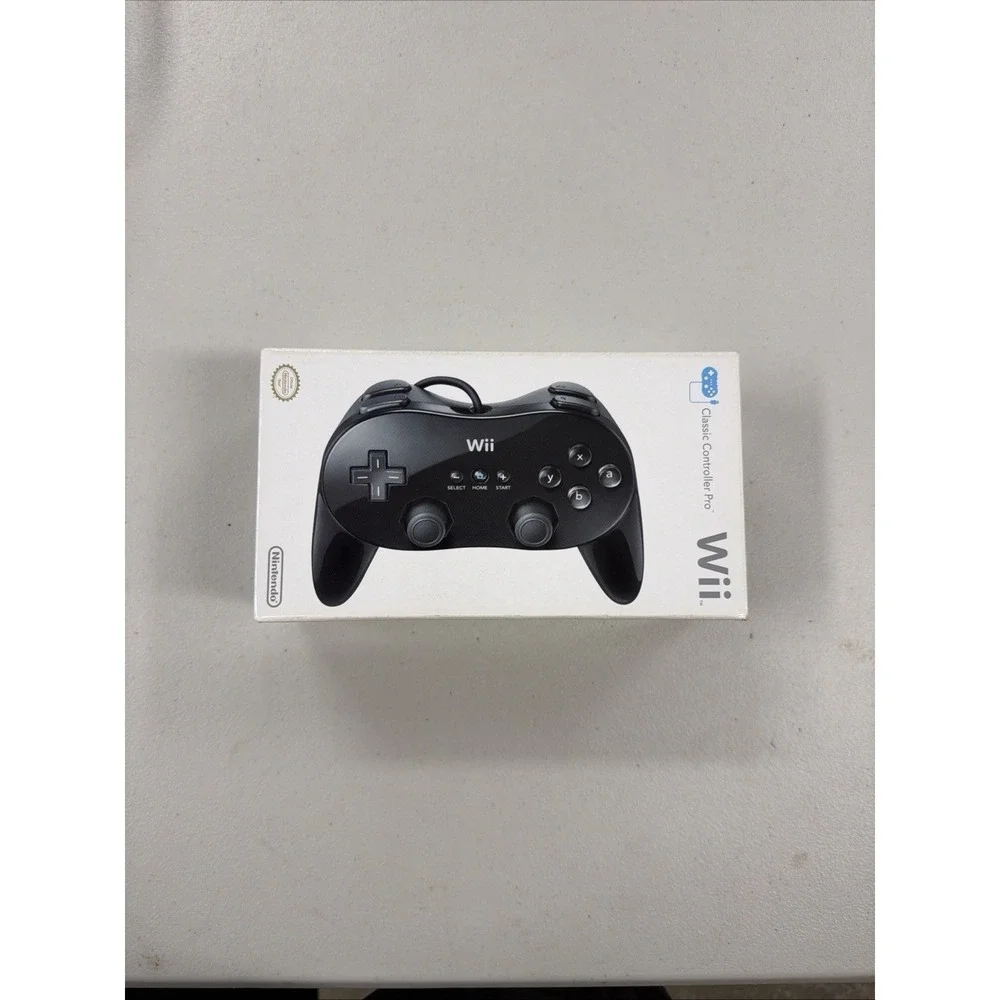 Wii Classic Controller Pro Black (RVL A R2K USZ) OEM
